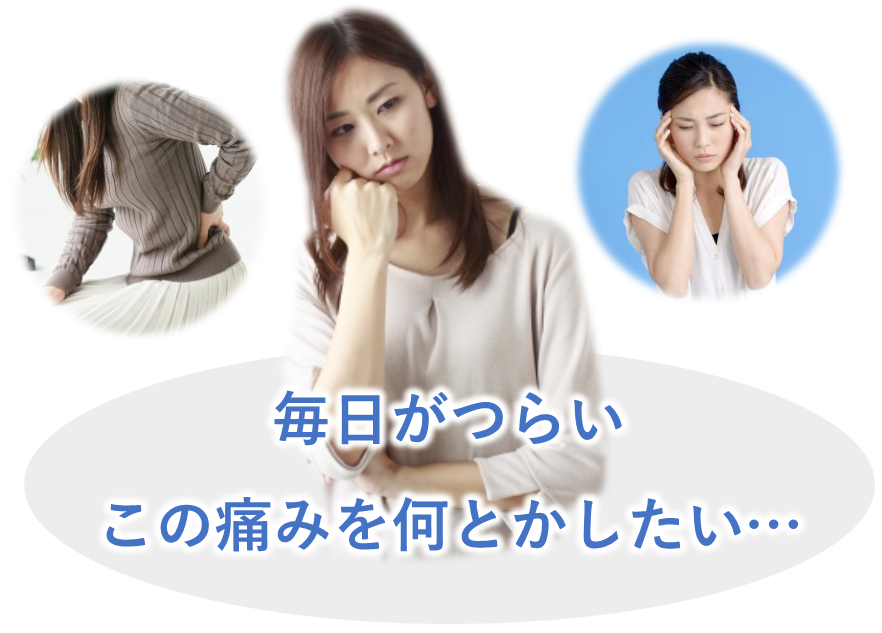 毎日がつらいこの痛みを何とかしたい