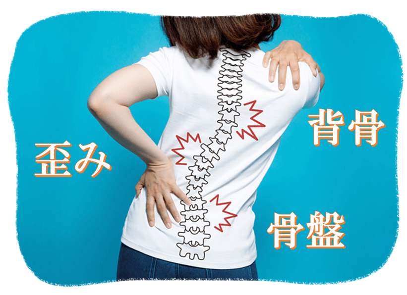 骨盤・背骨の歪み