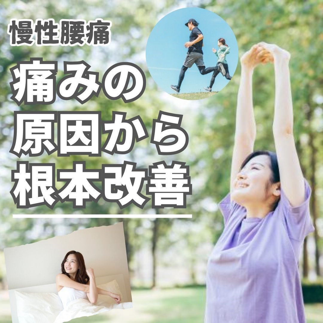 慢性腰痛の痛みの原因から根本改善